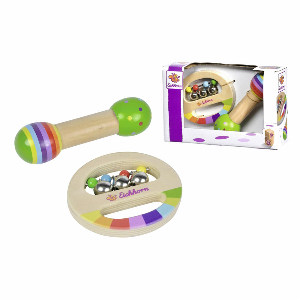 Eichhorn Music Set Grasping Toy, Grasping Toy, Wooden Stick, Musical Instruments, Toy, 100003486