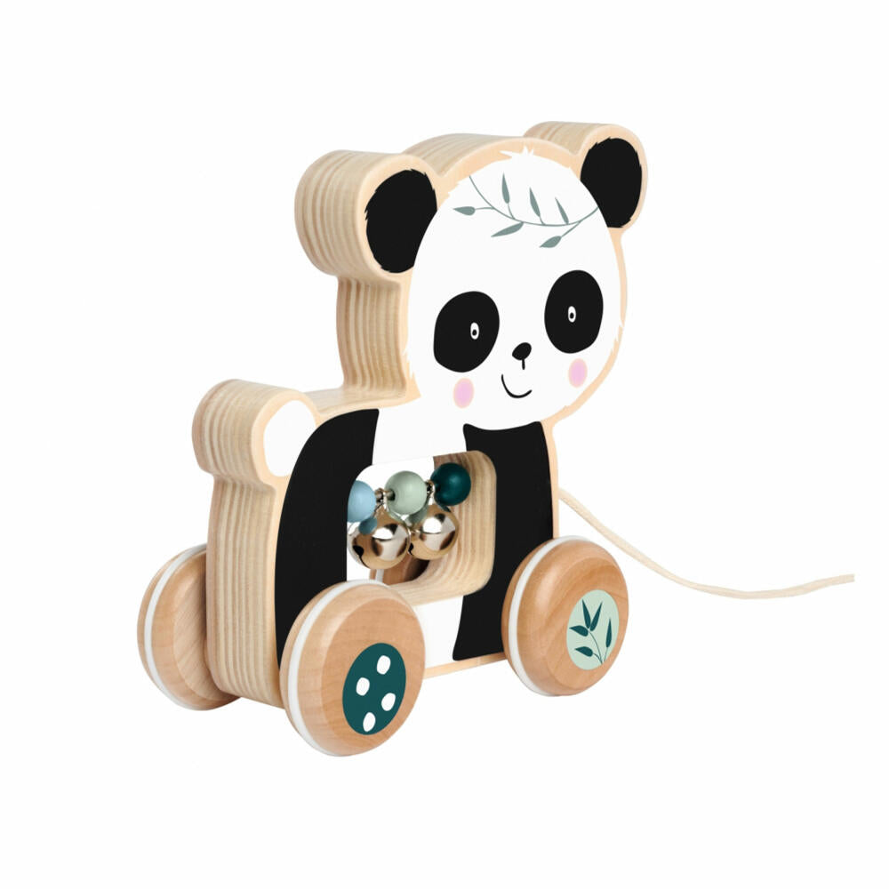 Eichhorn Nachziehtier Panda, Nachziehspielzeug, Ziehtier, Holzspielzeug, Holz Spielzeug, 100003806