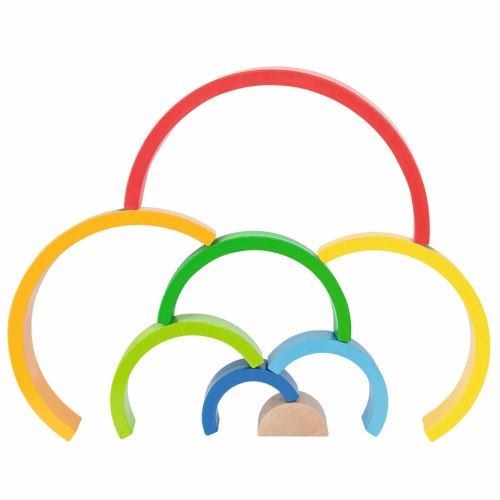 Eichhorn Regenbogen, Stapelspielzeug, Stapelspiel, Motorik Spielzeug, Kinder, 100003458