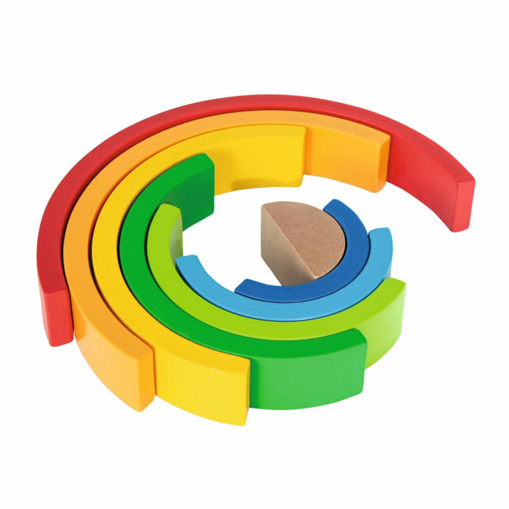 Eichhorn Regenbogen, Stapelspielzeug, Stapelspiel, Motorik Spielzeug, Kinder, 100003458