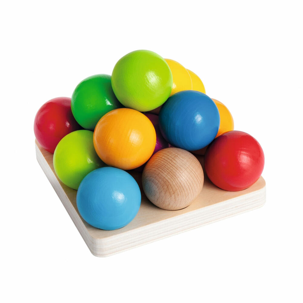 Eichhorn ball sorting game, learning colors, educational toy, color sorting game, toy, 100003462
