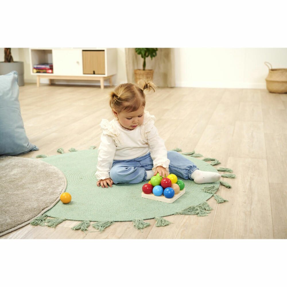 Eichhorn ball sorting game, learning colors, educational toy, color sorting game, toy, 100003462
