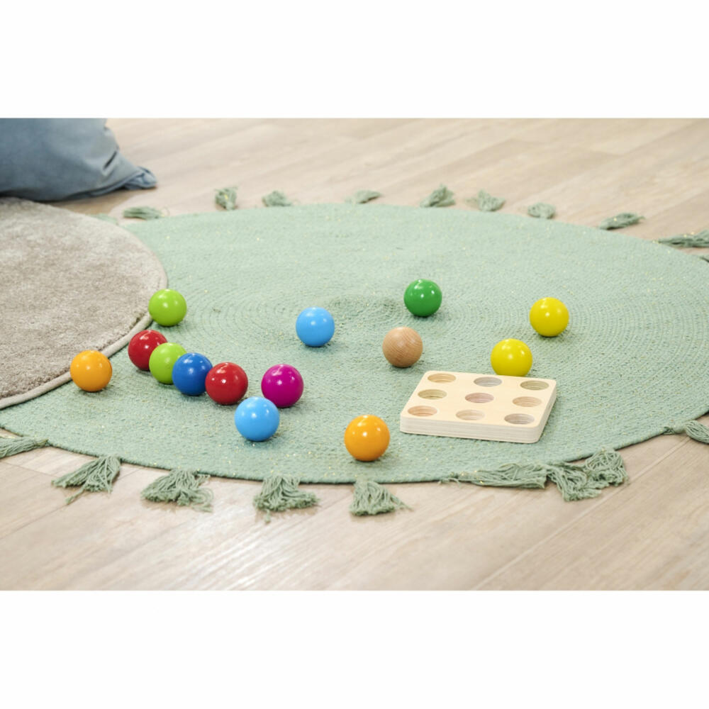 Eichhorn ball sorting game, learning colors, educational toy, color sorting game, toy, 100003462