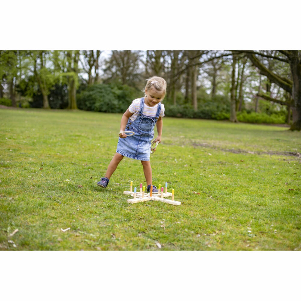Eichhorn Outdoor Ring Toss Game, Throwing Game, Rings Throwing, Skill Game, Garden Game, 100004405