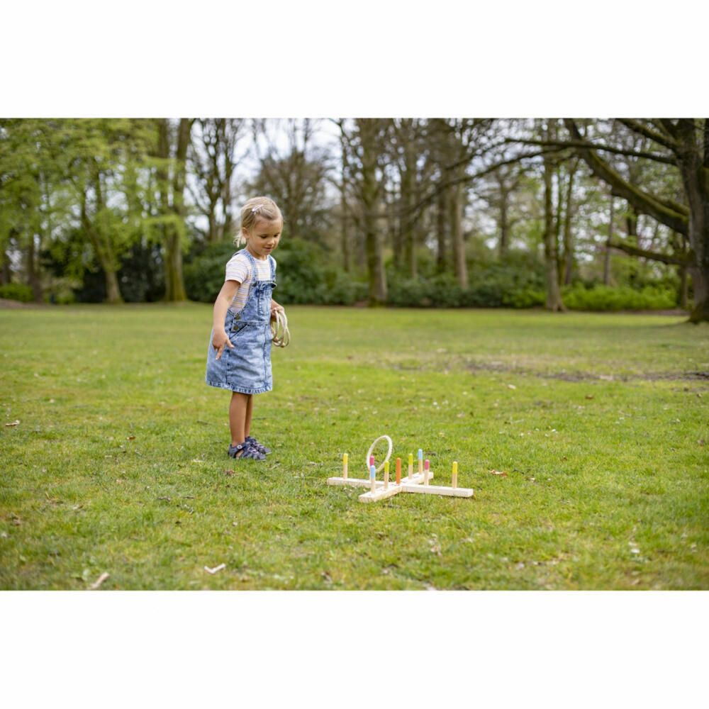 Eichhorn Outdoor Ring Toss Game, Throwing Game, Rings Throwing, Skill Game, Garden Game, 100004405