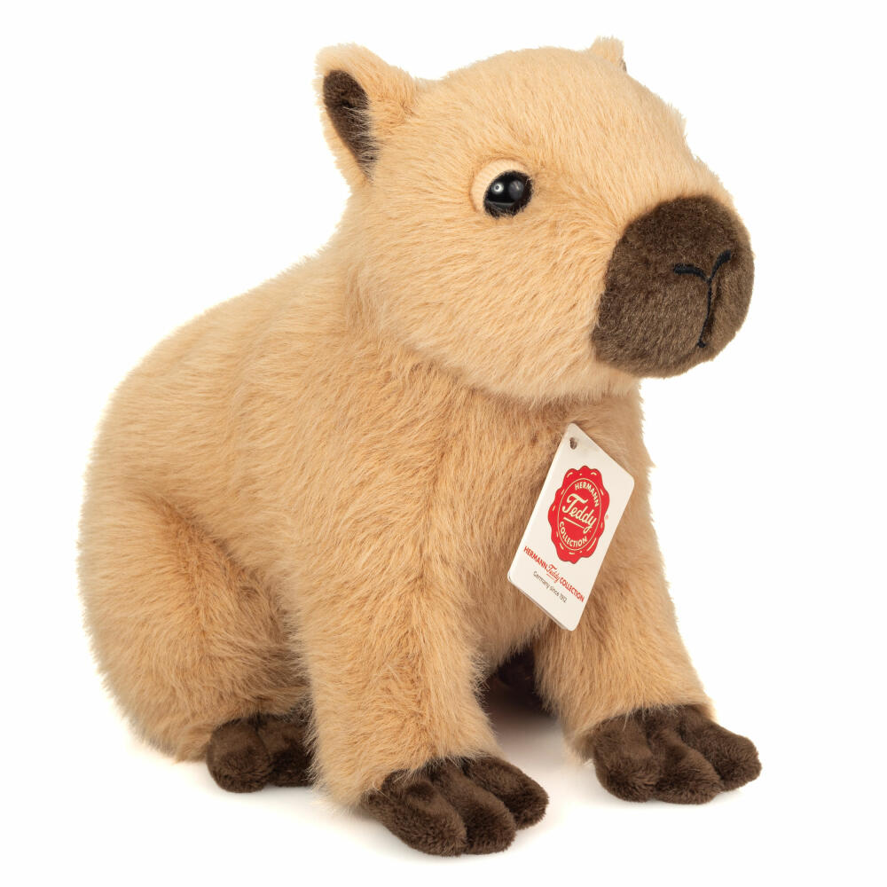 Teddy Hermann Capybara, Kuscheltier, Stofftier, Plüschtier, 25 cm, 923442