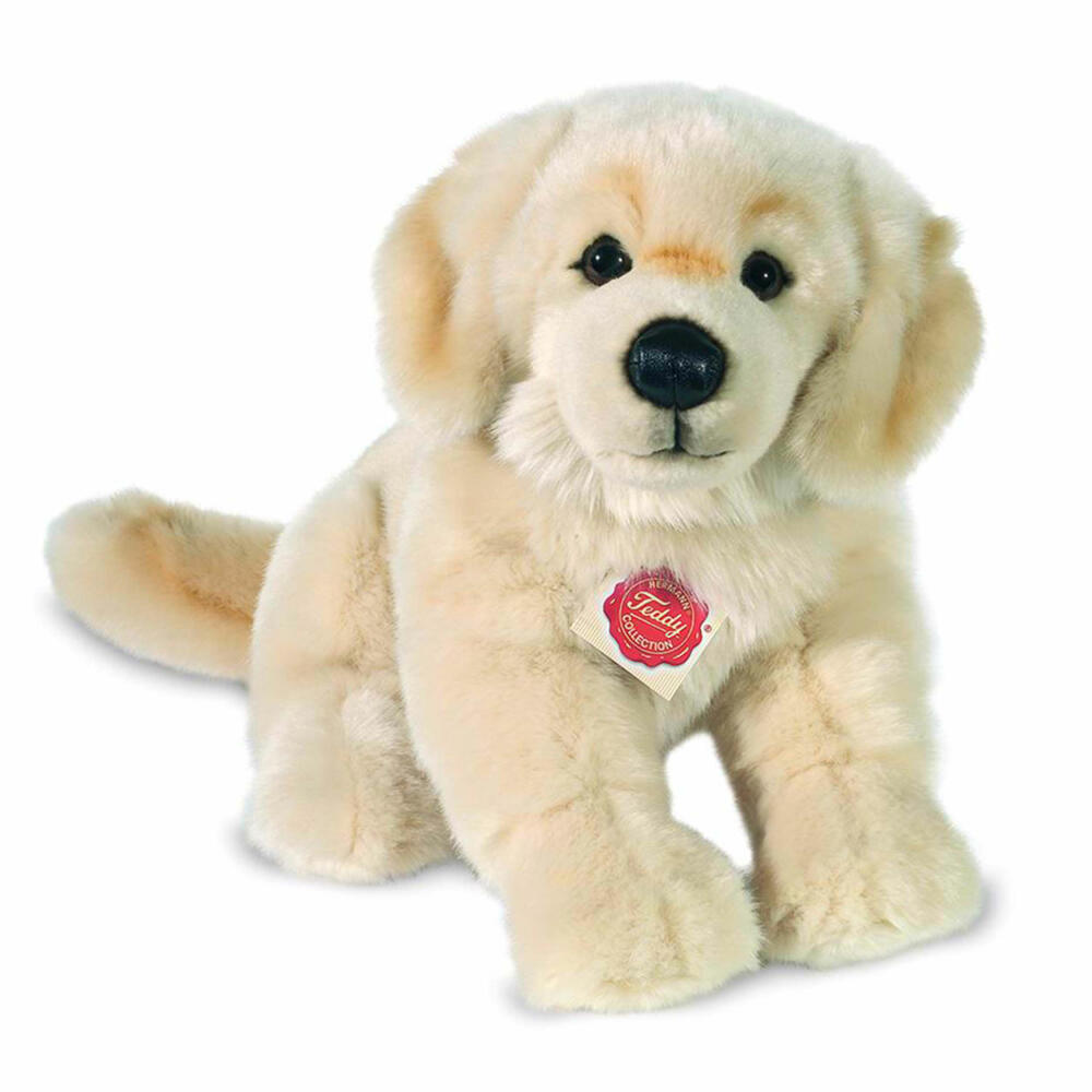 Teddy Hermann Golden Retriever, Kuscheltier, Stofftier, Plüschtier, Hund, sitzend, Plüsch, Beige, 30 cm, 92746