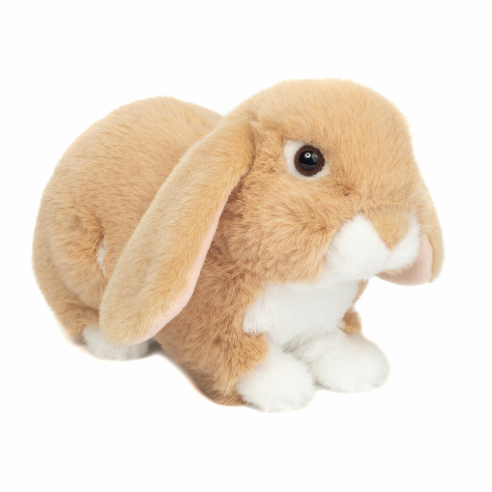 Teddy Hermann Hase, Kuscheltier, Stofftier, Plüschtier, Haus- und Hoftier, Beige, 23 cm, 937326