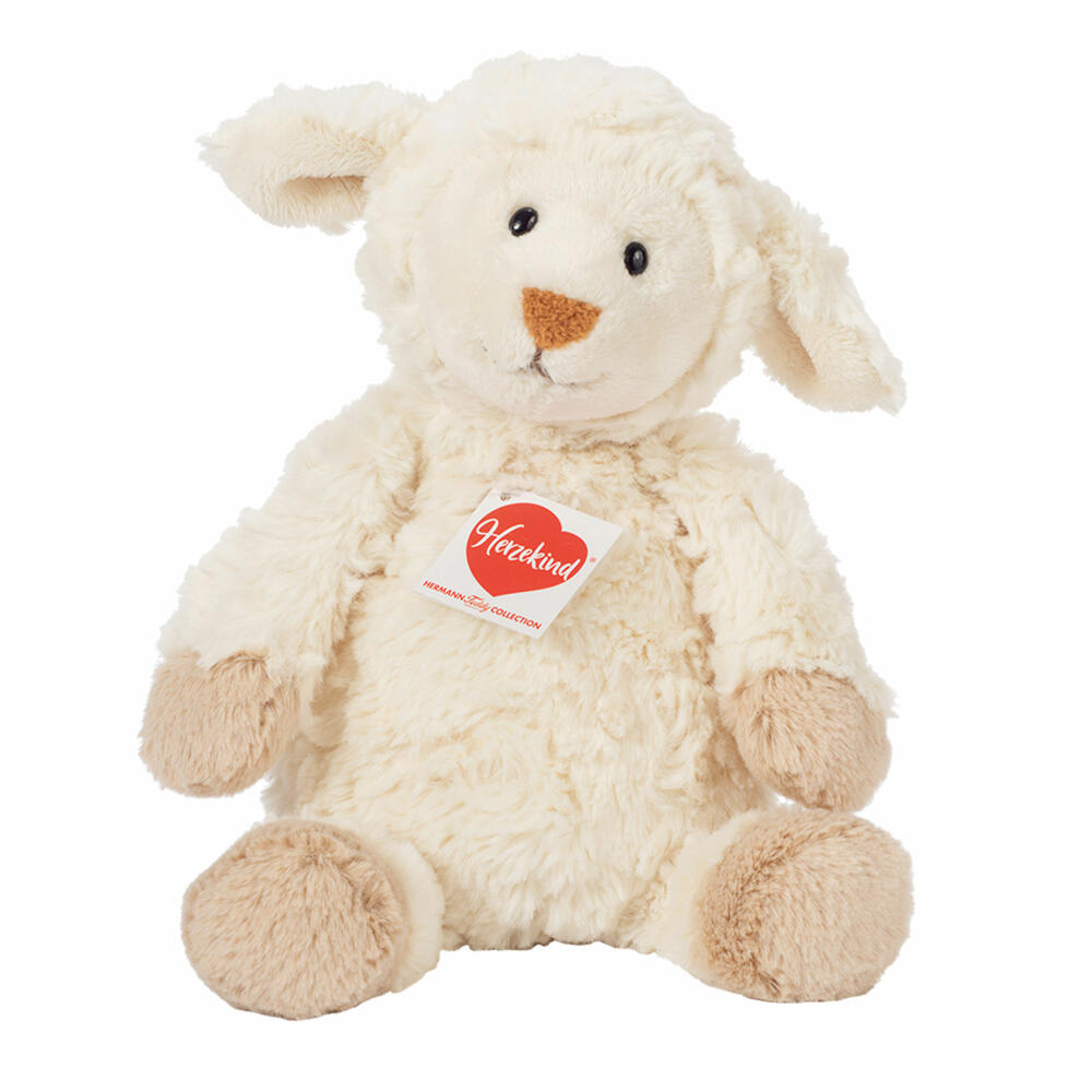 Teddy Hermann Sheep Maggi, Plush Toy, Cuddly Toy, Sheep, Farm Animal, Plush, White, 27 cm, 939177