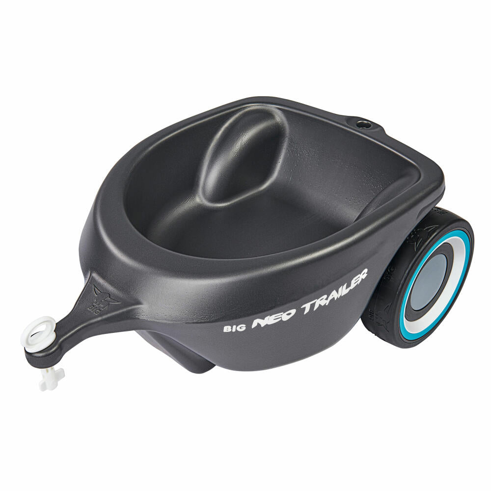 BIG Bobby-Car Neo Trailerr, Bobbycar Trailer, Ride-on Car Accessories, Children's Toy, Anthracite, 800056267