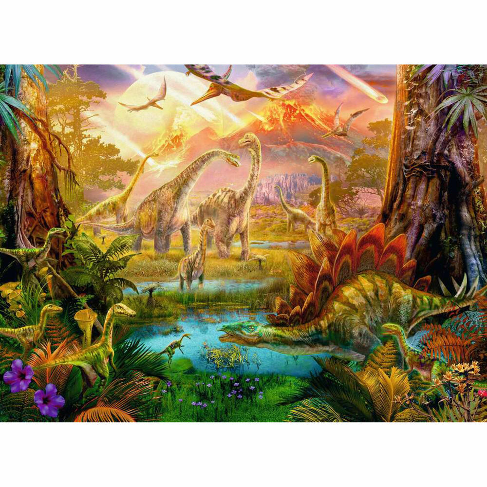 Ravensburger Puzzle Im Dinoland, Erwachsenenpuzzle, 500 Teile, 12000238