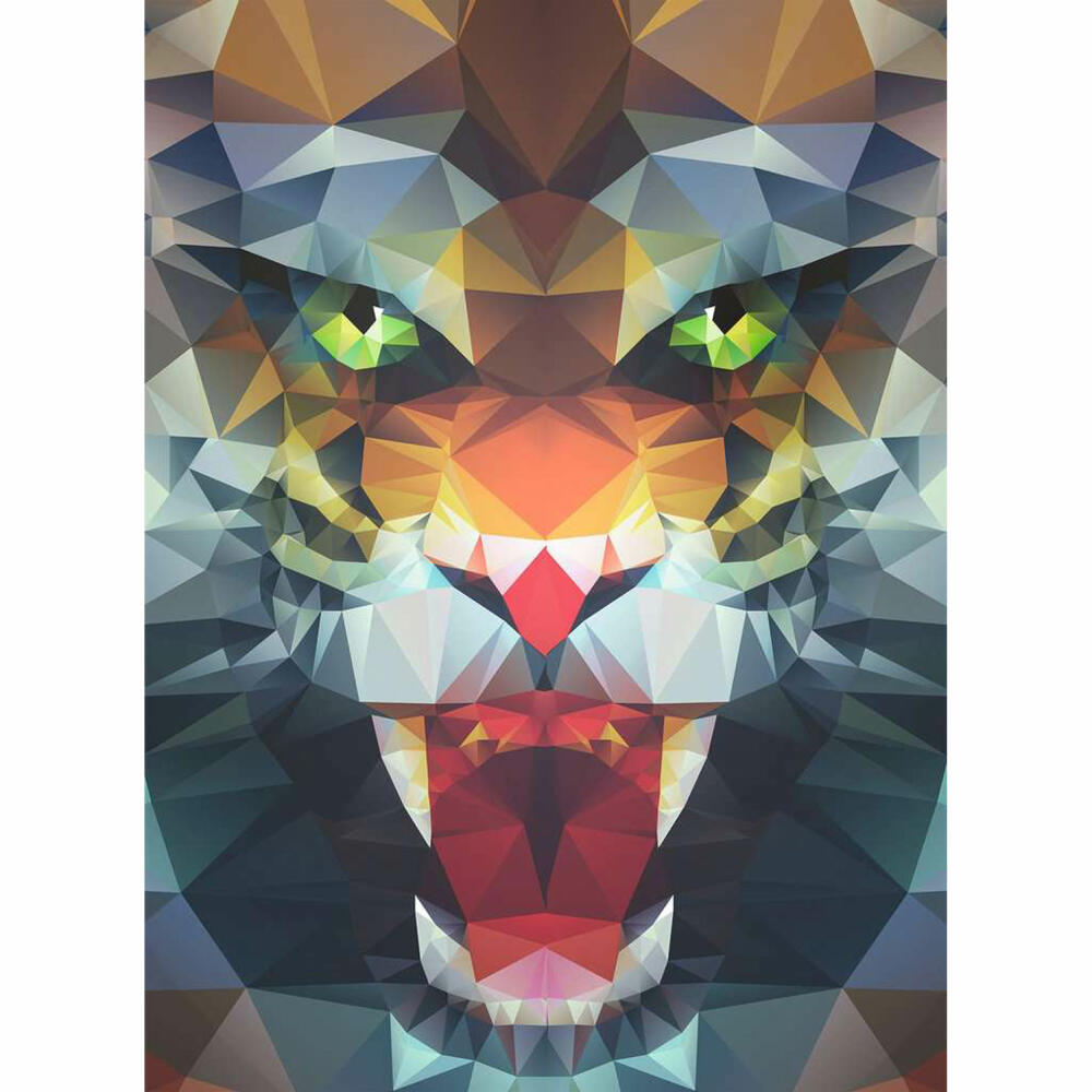 Ravensburger Puzzle Löwe aus Polygonen, Erwachsenenpuzzle, 500 Teile, 12000239