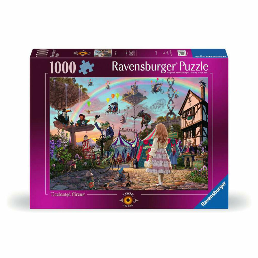Ravensburger Puzzle Look & Find No 2, Erwachsenenpuzzle, 1000 Teile, 12000285