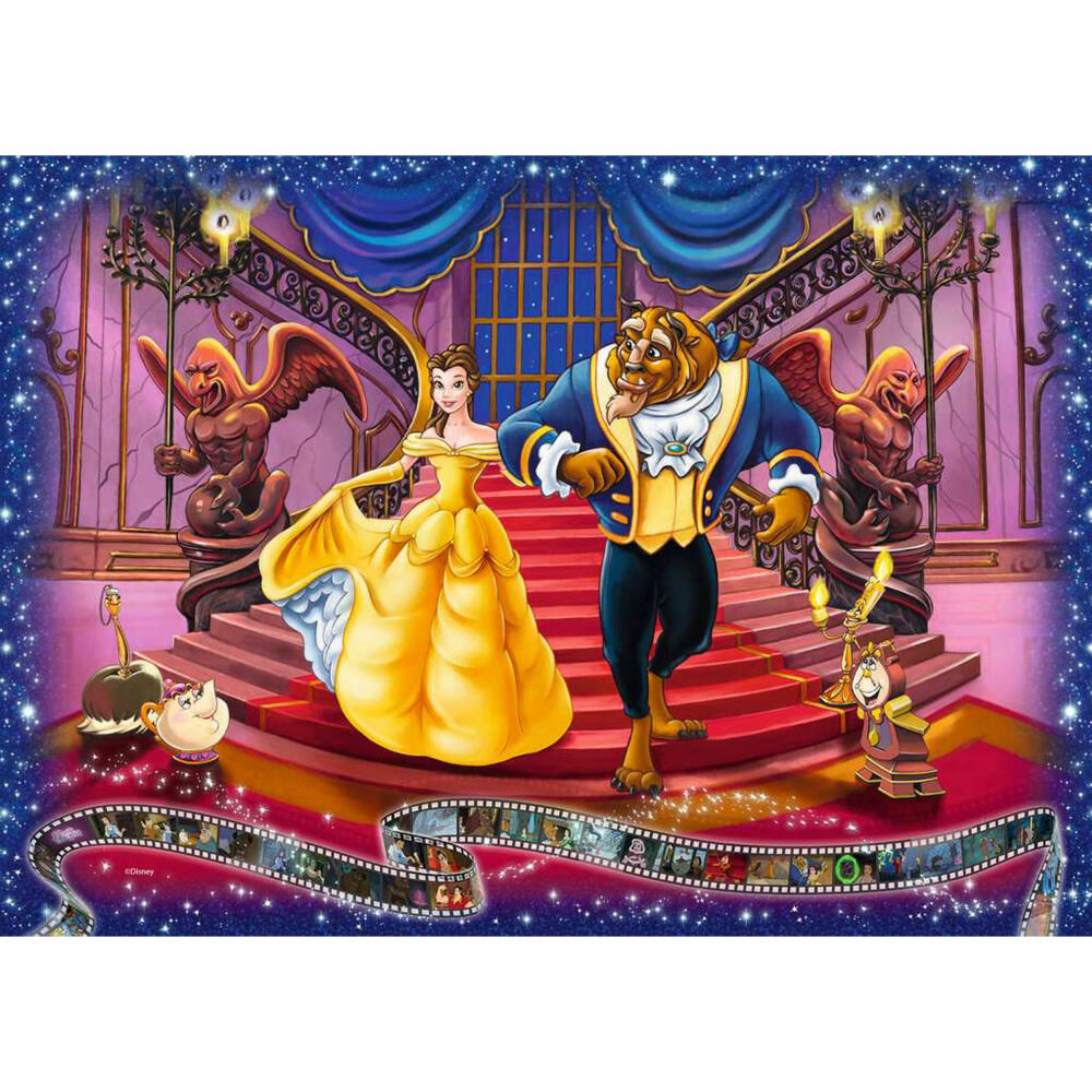 Ravensburger Puzzle Die Schöne und das Biest, Erwachsenenpuzzle, 1000 Teile, 12000320