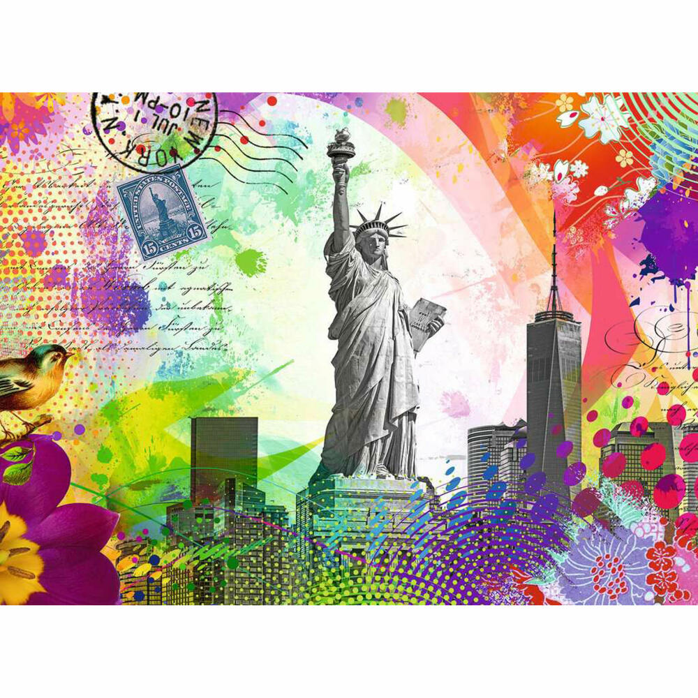 Ravensburger Puzzle Postkarte aus New York, Erwachsenenpuzzle, 500 Teile, 12000368