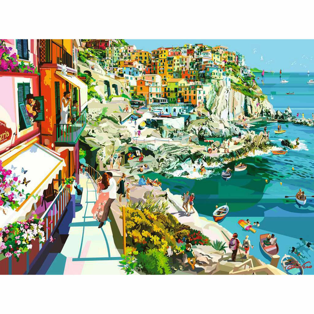 Ravensburger Puzzle Verliebt in Cinque Terre, Erwachsenenpuzzle, 1500 Teile, 12000430