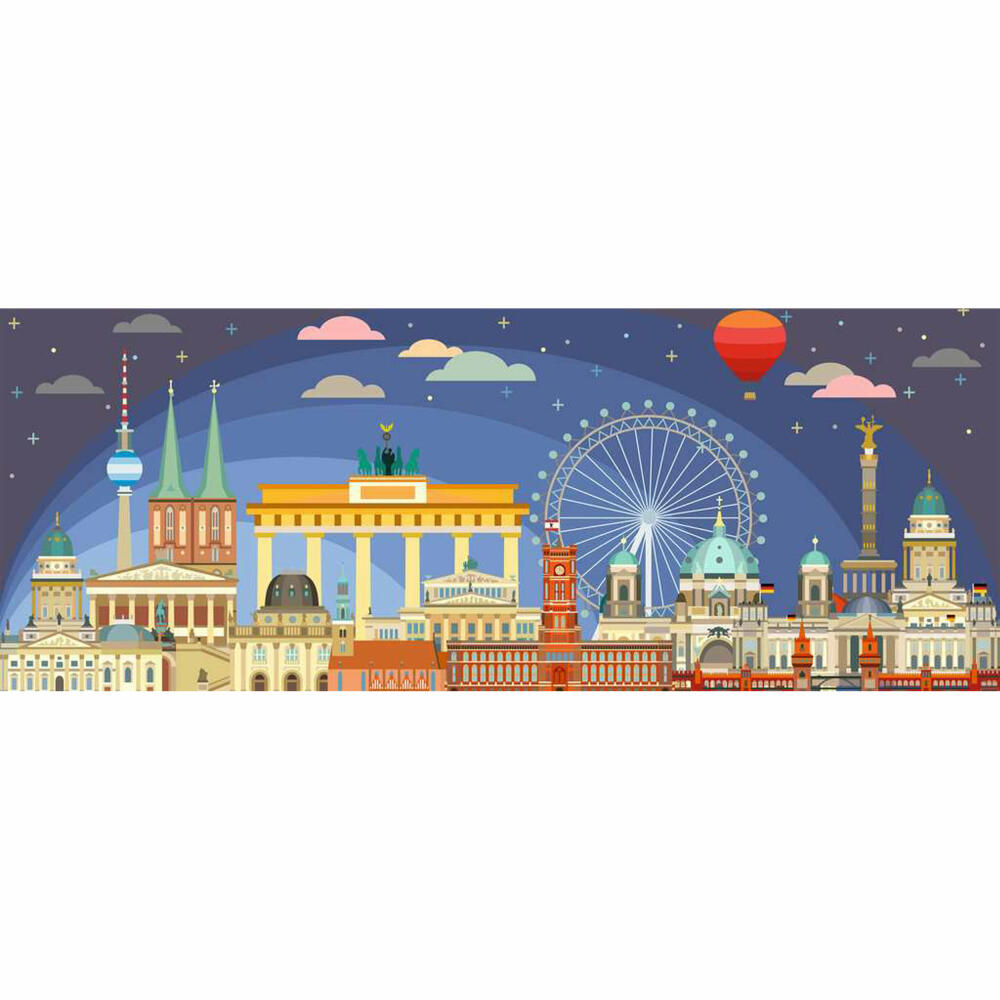 Ravensburger Puzzle Nachts in Berlin, Erwachsenenpuzzle, 1000 Teile, 12000449