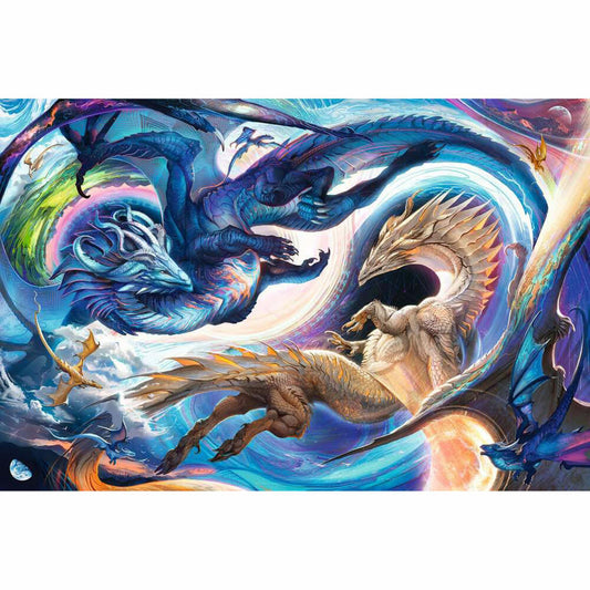 Ravensburger Gigantisches Drachenfest zur Tages- und Nachtstunde, Puzzle, Erwachsenenpuzzle, 5000 Teile, 12000813