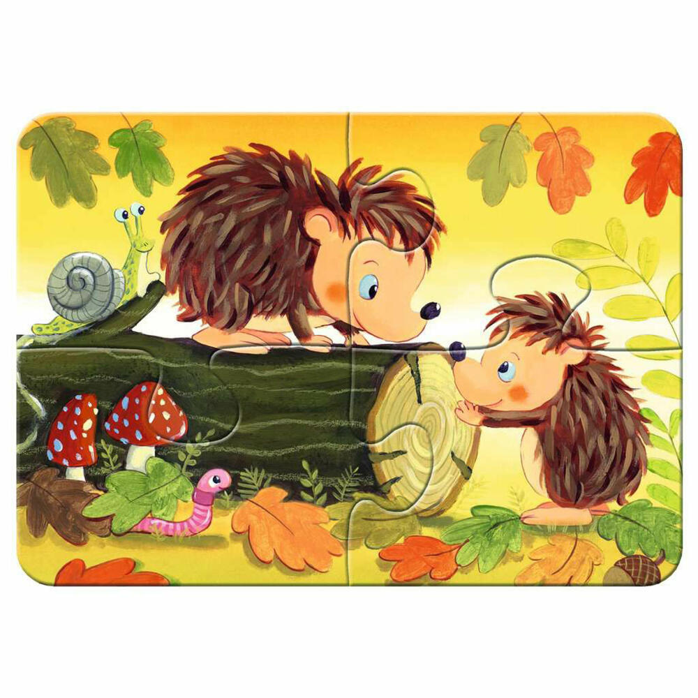 Ravensburger my first puzzles Kleine Tierfamilien, Puzzle, Kinderpuzzle, ab 2 Jahren, 12000854