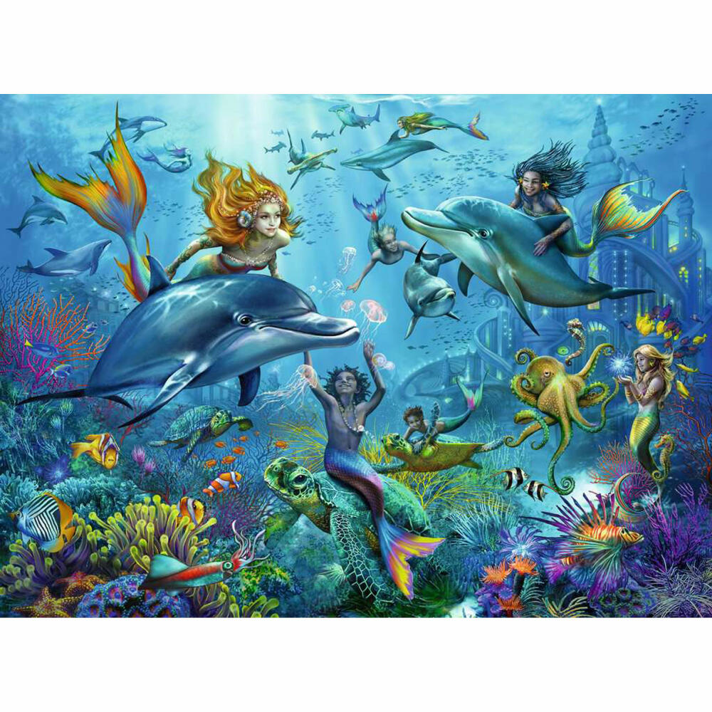 Ravensburger Abenteuer unter Wasser, Puzzle, Kinderpuzzle, 100 Teile XXL, ab 6 Jahren, 12000864