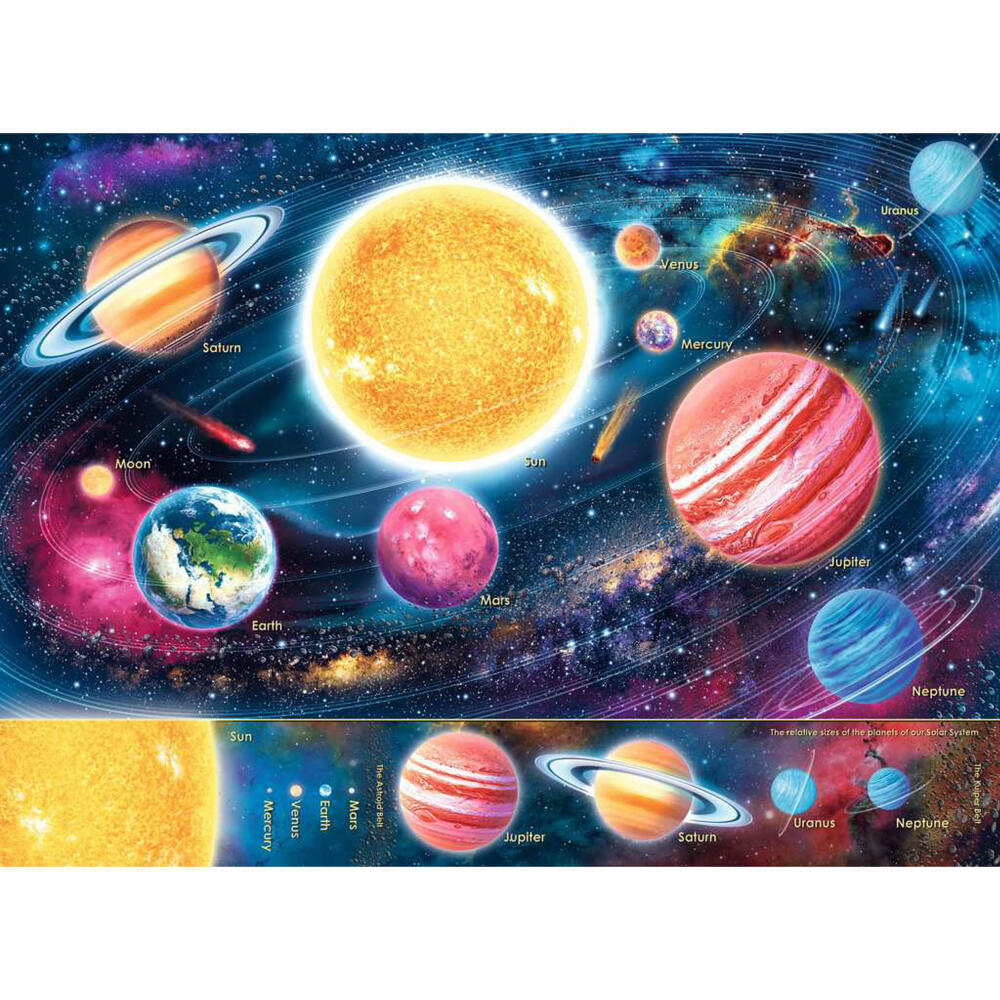 Ravensburger Unser Sonnensystem, Puzzle, Kinderpuzzle, 300 Teile XXL, ab 9 Jahren, 12000869