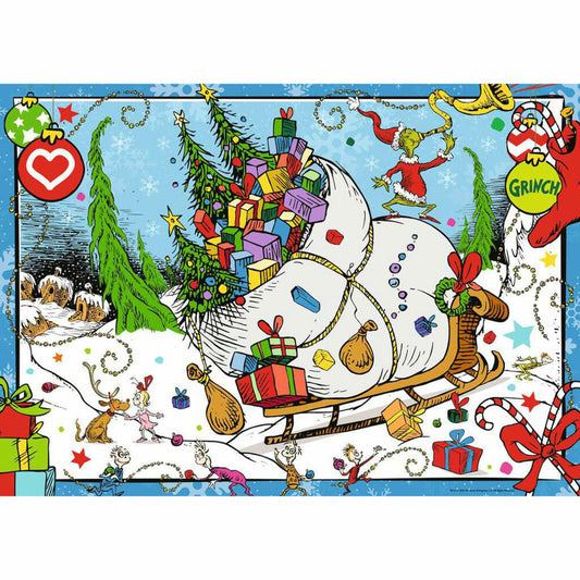 Ravensburger Der Grinch, Puzzle, Erwachsenenpuzzle, 1000 Teile, 12001351
