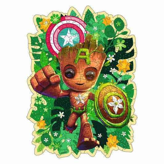 Ravensburger Marvel Groot, Puzzle, Erwachsenenpuzzle, 150 Teile, 12001459