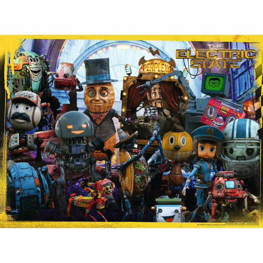 Ravensburger The Electric State Drohnen niemals! Bots für immer! Puzzle, Erwachsenenpuzzle, 500 Teile, 12001491