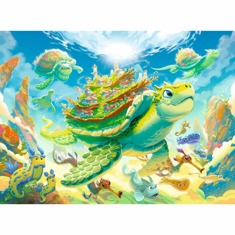Ravensburger Magische Tiefsee, Puzzle, Kinderpuzzle, 200 Teile XXL, ab 8 Jahren, 12004052
