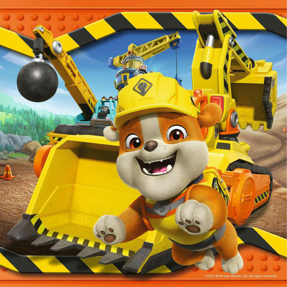 Ravensburger Paw Patrol Arbeitsfahrzeuge, Puzzle, Kinderpuzzle, 3 x 49 Teile, 12004168