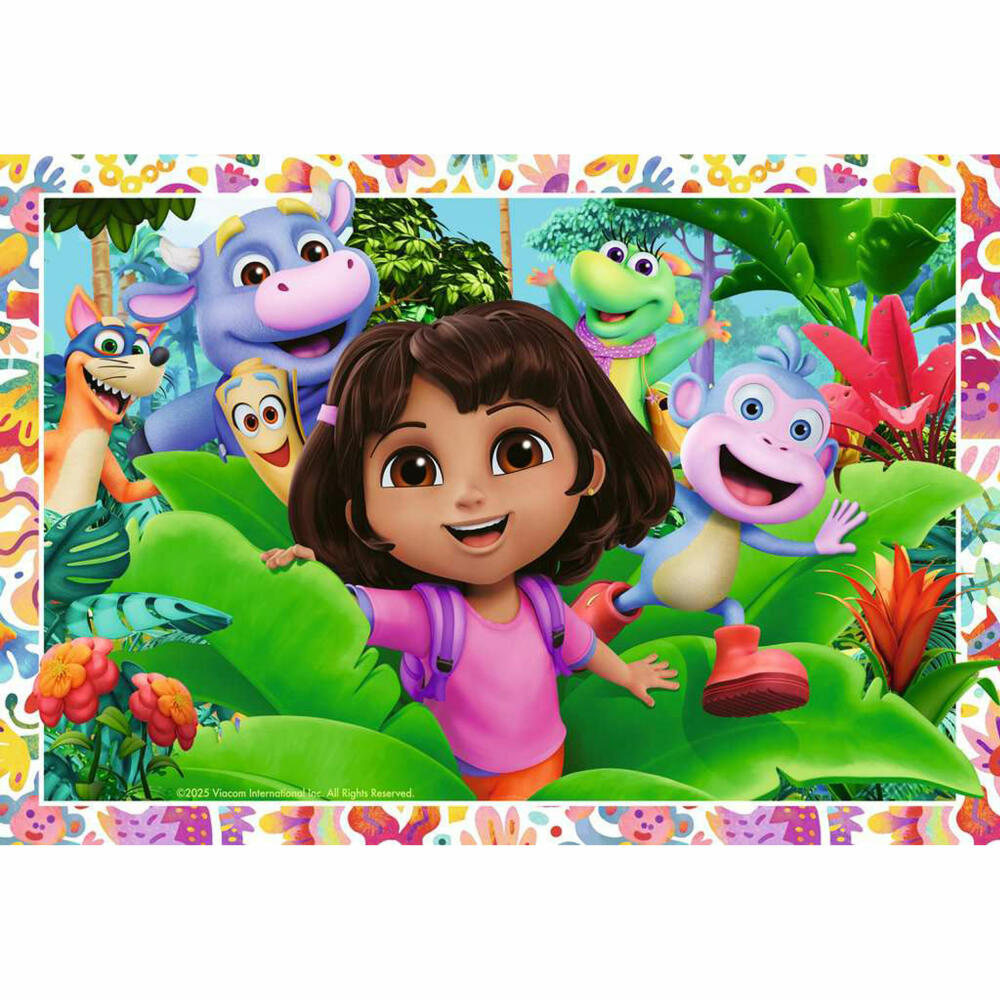 Ravensburger Dora the Explorer, Puzzle, Kinderpuzzle, 2 x 24 Teile, 12004199