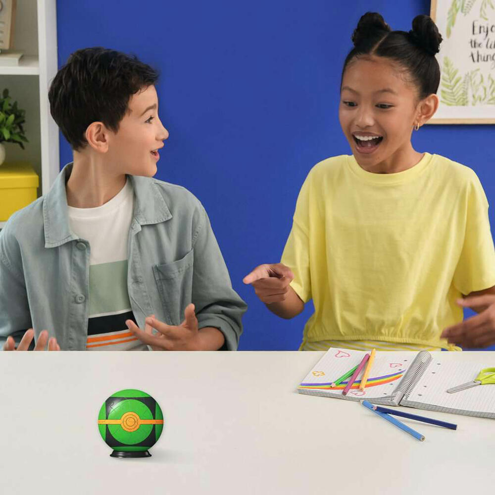 Ravensburger 3D Puzzles Puzzle-Ball Pokemon Finsterball, Puzzleball, 54 Teile, ab 6 Jahren, 11626