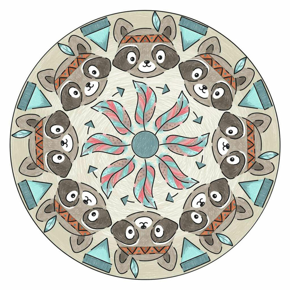 Ravensburger Mandala-Designer Boho Style, Malset, Mandalabox, Kreativset, ab 6 Jahren, 20019