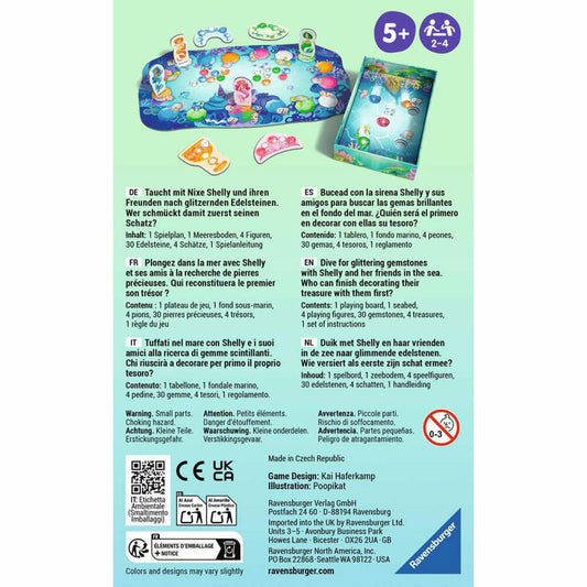 Ravensburger Shelly Ocean, Aktionsspiel, Kinderspiel, Mitbringspiel, ab 5 Jahren, 23047