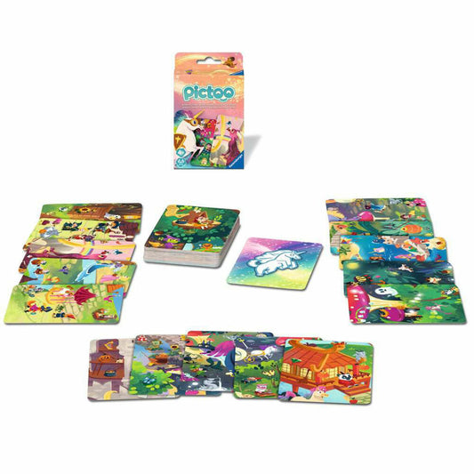 Ravensburger Pictoo Fantasy, Wimmelbild-Kartenspiel, Kinderspiel, ab 4 Jahren, 23480