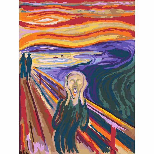 Ravensburger CreArt Munch: Der Schrei, Malen nach Zahlen, Malset, 23691