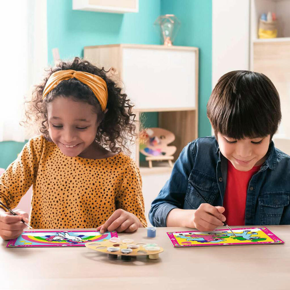 Ravensburger CreArt Zauberponys mit Regenbogen, Malen nach Zahlen, Mal-Set für Kinder, ab 5 Jahren, 23983
