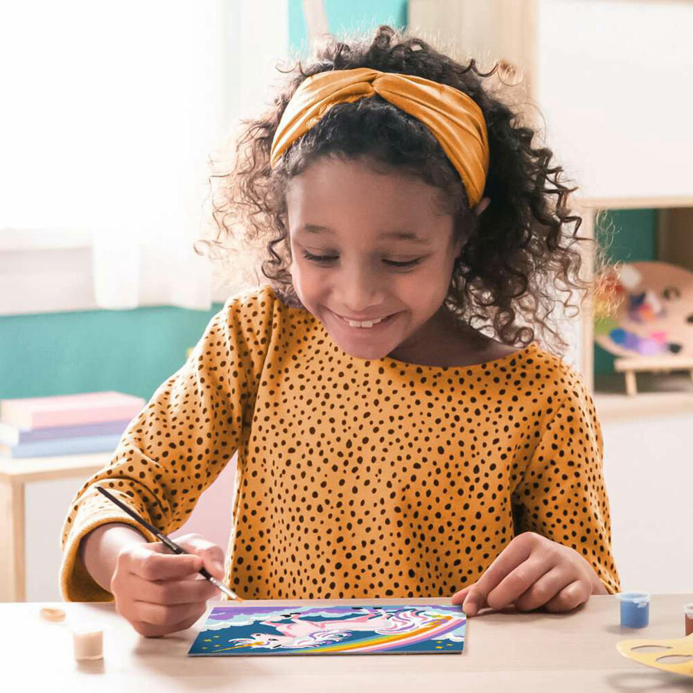 Ravensburger CreArt Pinkes Einhorn, Malen nach Zahlen, Mal-Set für Kinder, ab 9 Jahren, 23996