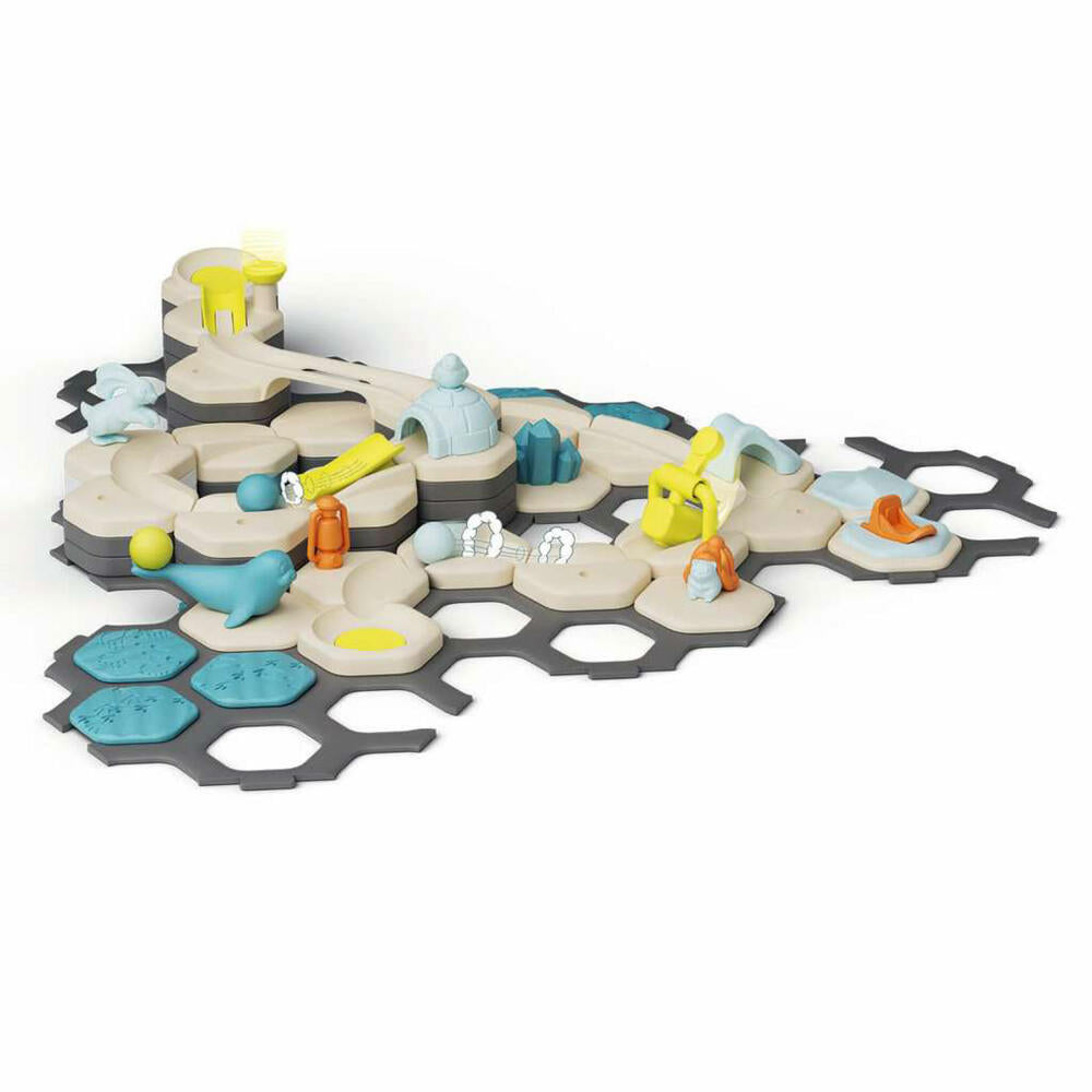 Ravensburger GraviTrax Junior Starter-Set L Ice, Kugelbahnsystem, Kugelbahn, Bausatz, ab 3 Jahren, 27060