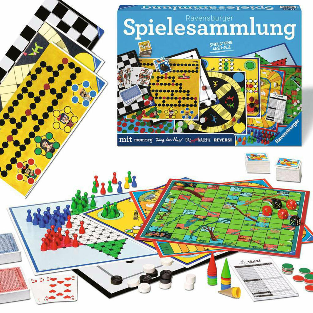 Ravensburger Games Collection Family Games, for children from 4 years, 27293