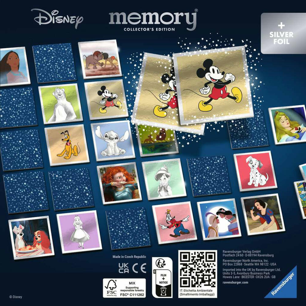 Ravensburger Spiel Collectors memory Walt Disney, für Kinder ab 6 Jahren, 27378