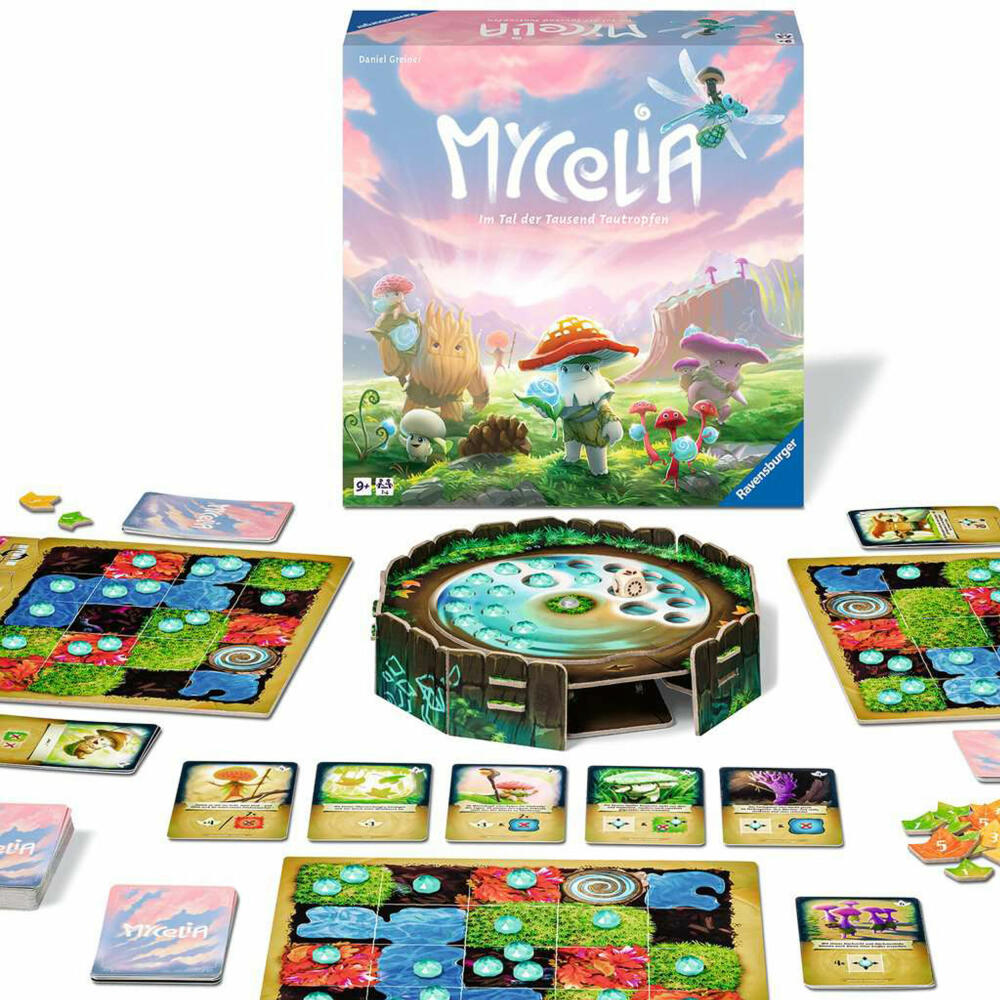 Ravensburger Mycelia, Brettspiel, Strategiespiel, Familienspiel, Gesellschaftsspiel, ab 9 Jahren, 27489