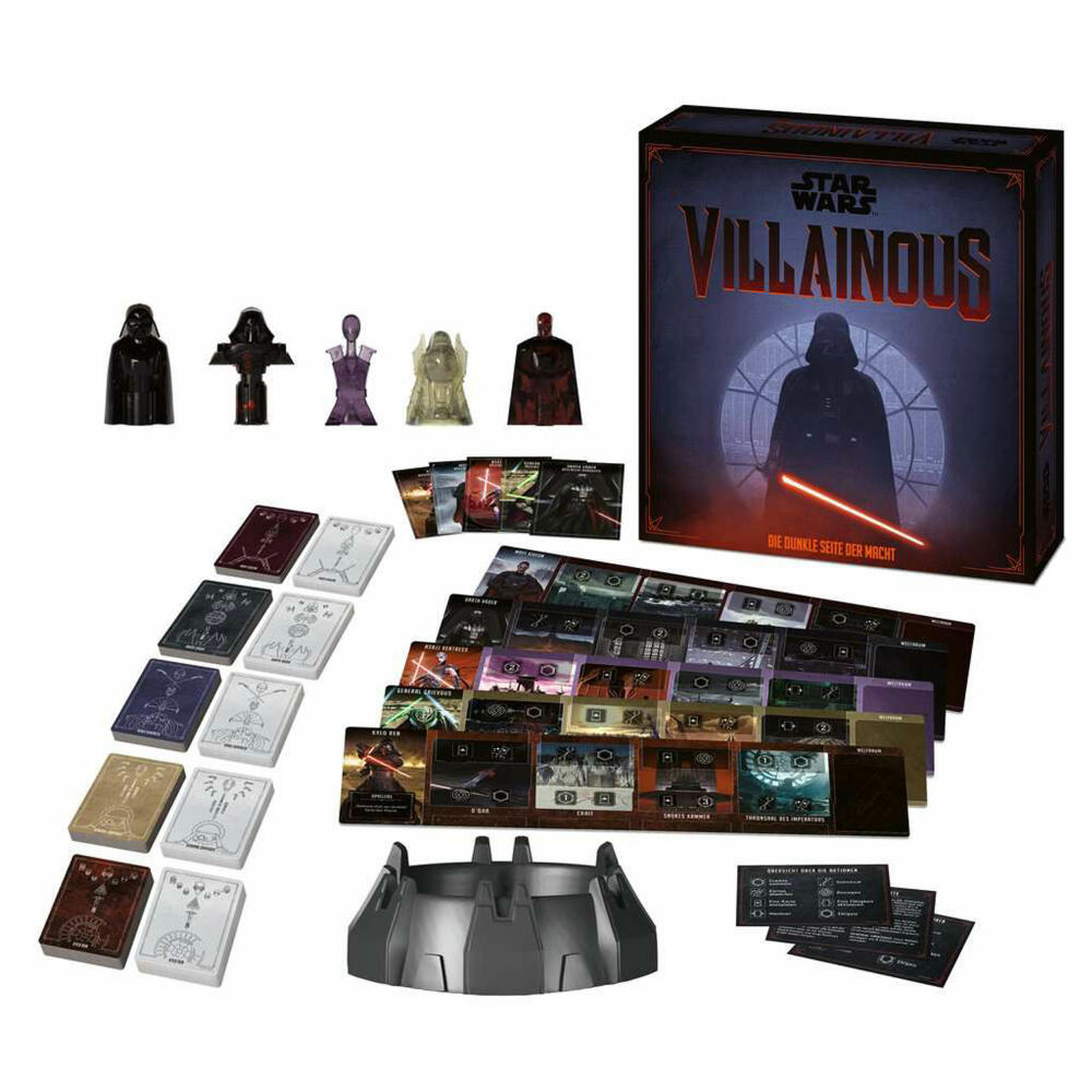 Ravensburger Star Wars Villainous - Die dunkle Seite der Macht, Strategiespiel, Familienspiel, Gesellschaftsspiel, ab 10 Jahren, 27491