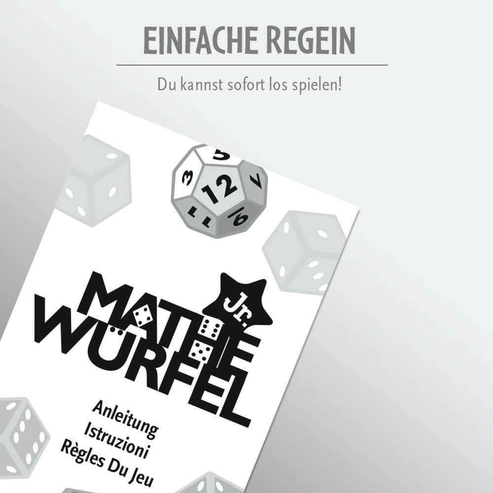 ThinkFun Mathe Würfel Junior, Rechenspiel, Würfelspiel, Kinderspiel, ab 6 Jahren, 76316