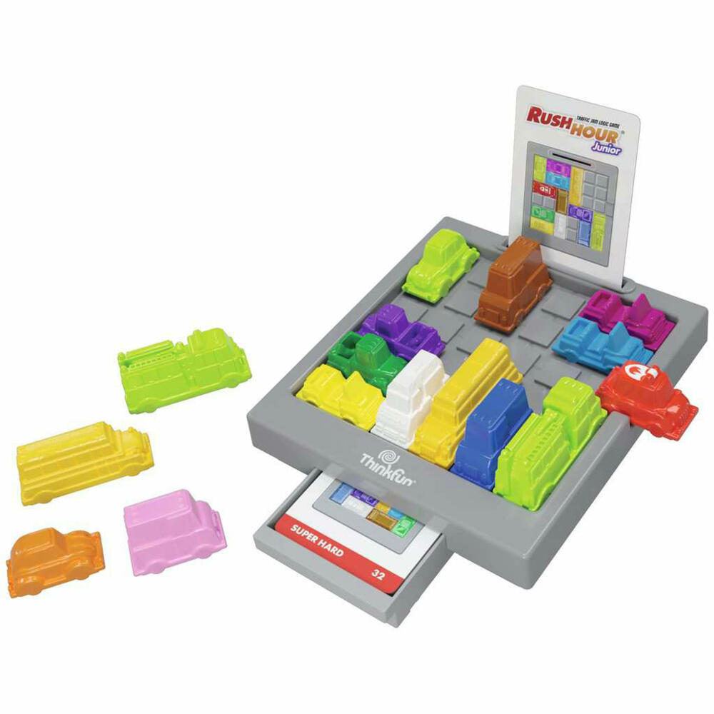 ThinkFun Rush Hour Junior, Logikspiel, Denkspiel, Kinderspiel, ab 5 Jahren, 76603