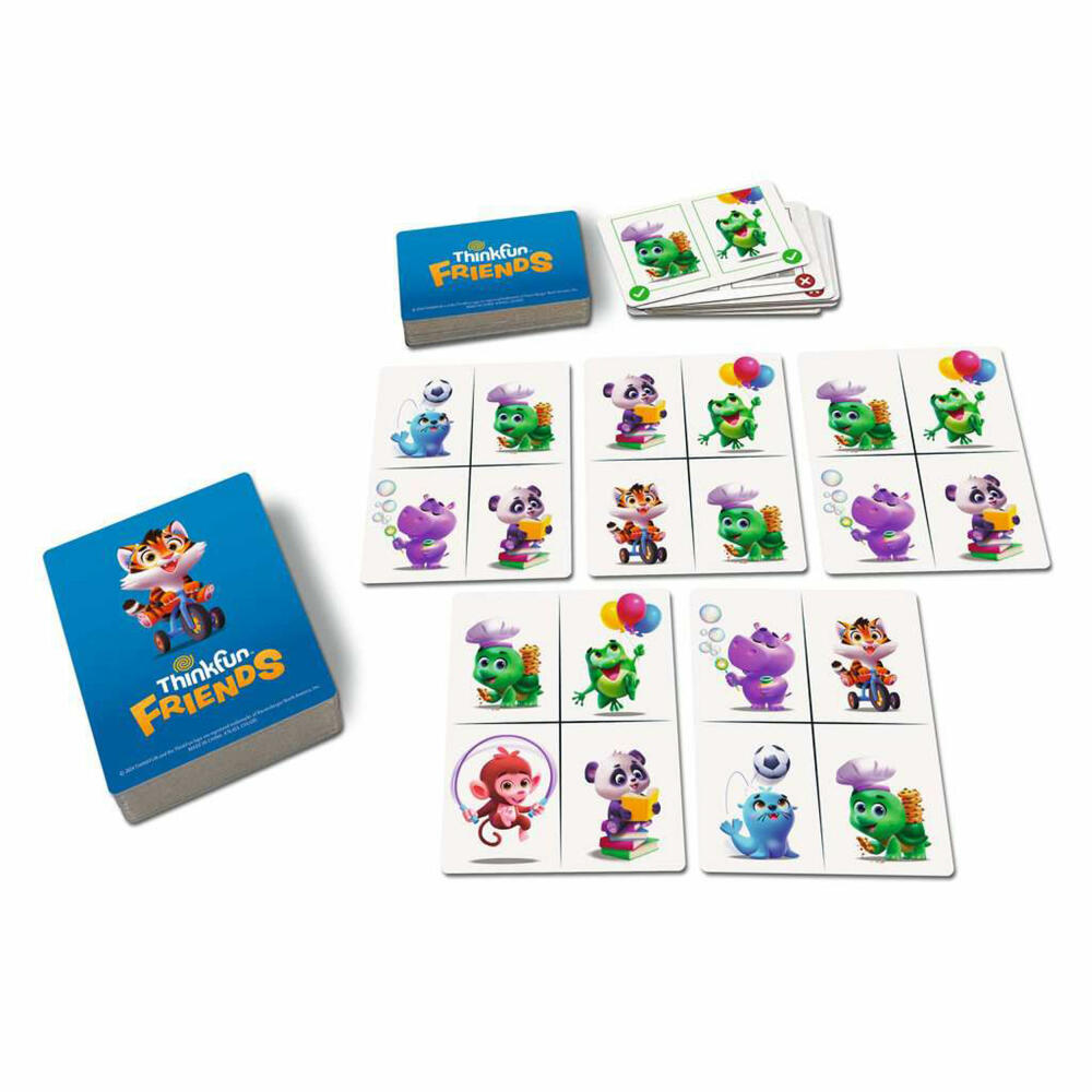 ThinkFun Friends: Spieltreff, Denkspiel, Logikspiel, Kinderspiel, ab 3 Jahren, 76653
