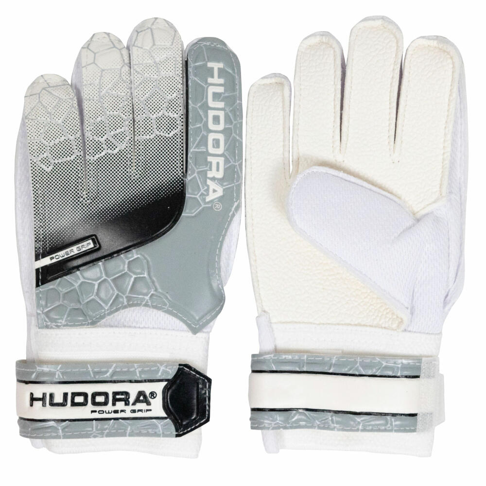 Hudora Torwarthandschuhe, grau, Gr. S, 71554