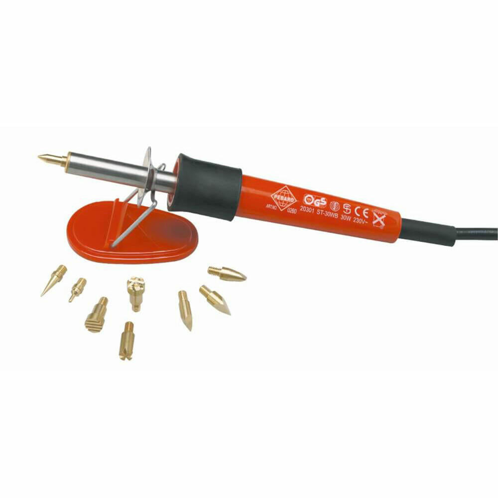 Pebaro pyrography pen set with 9 attachments, pyrography, pyrography, from 14 years, 260