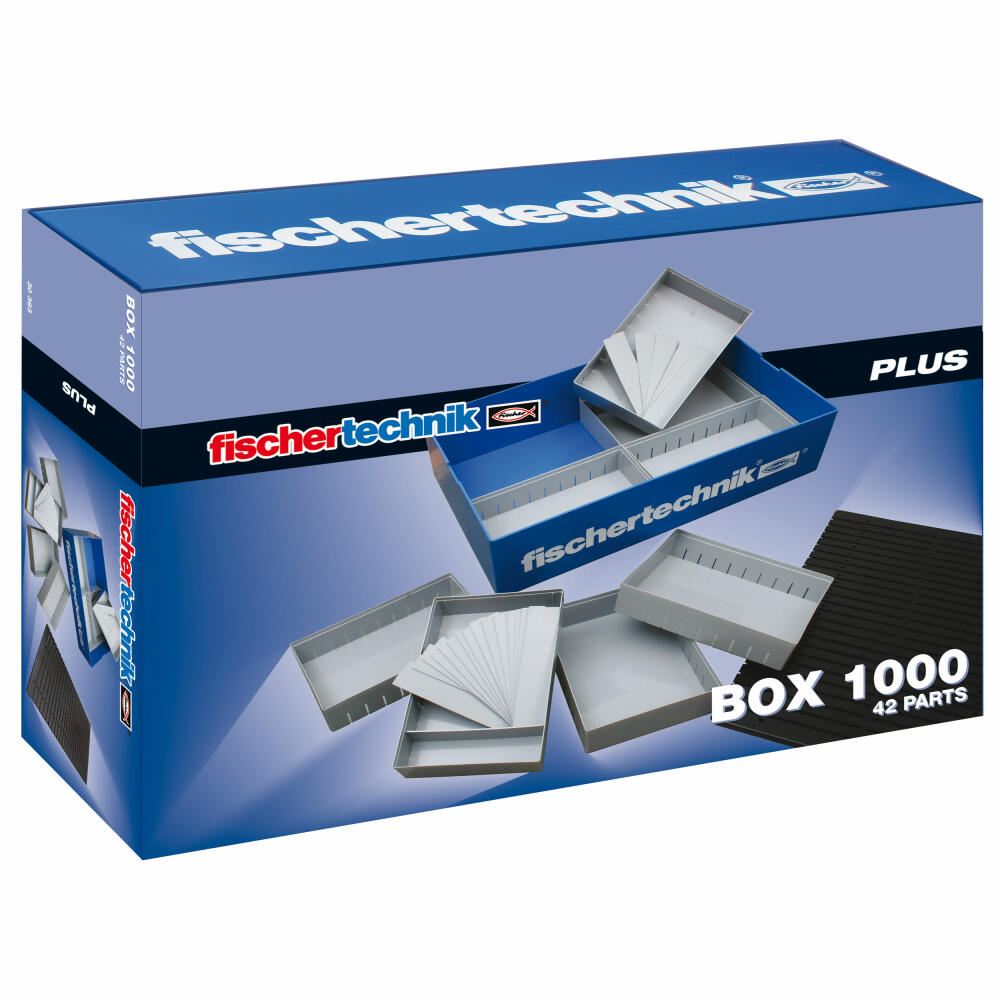 fischertechnik Plus Box 1000, Aufbewahrungsbox, Kleinteile Box, Sortierbox, Dose, 30383
