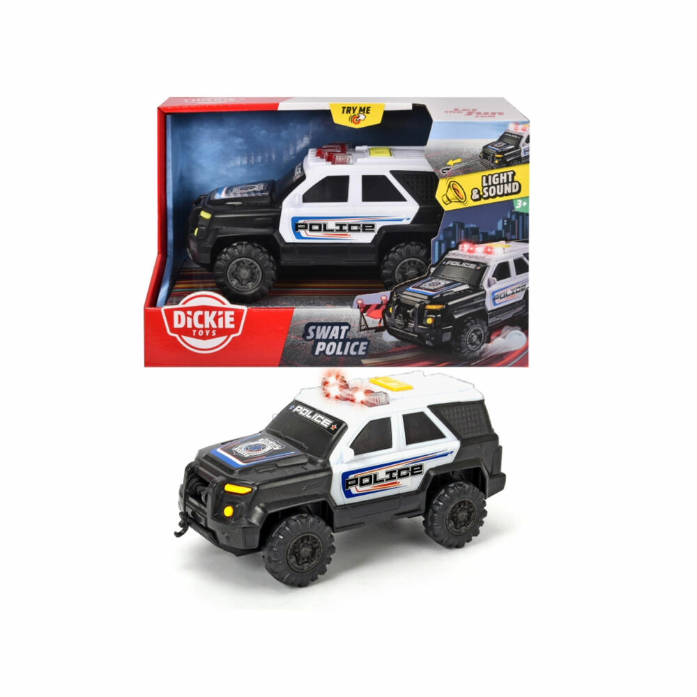 Dickie Toys Swat, Geländewagen, Polizeiauto, Polizei Auto, Spielzeug, Fahrzeug, 203302015